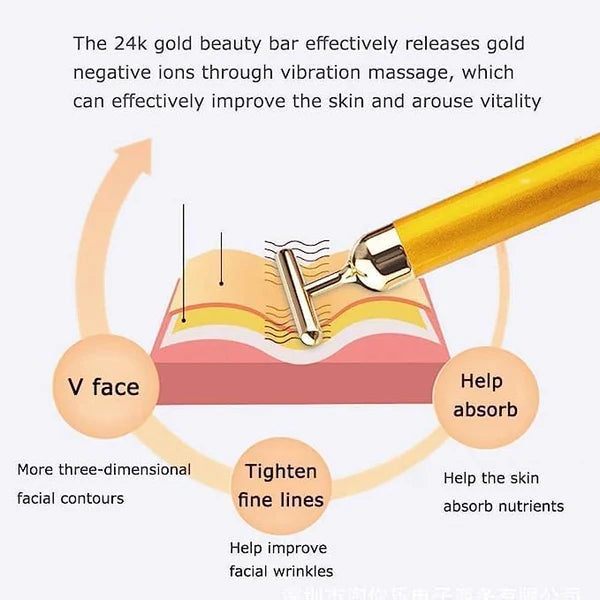 Golden Energy Face Massager