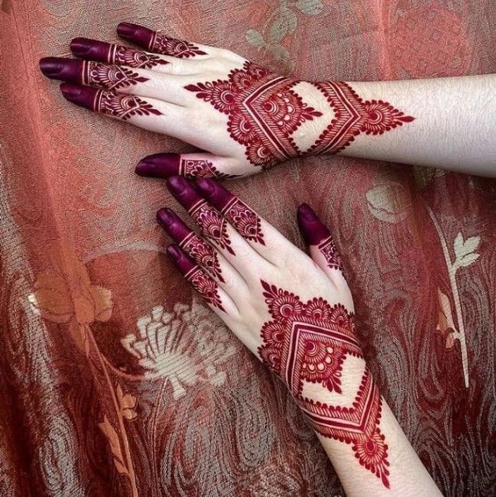 Dip Henna Red Colour Mehendi