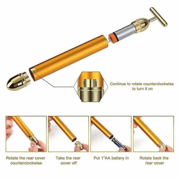 Golden Energy Face Massager