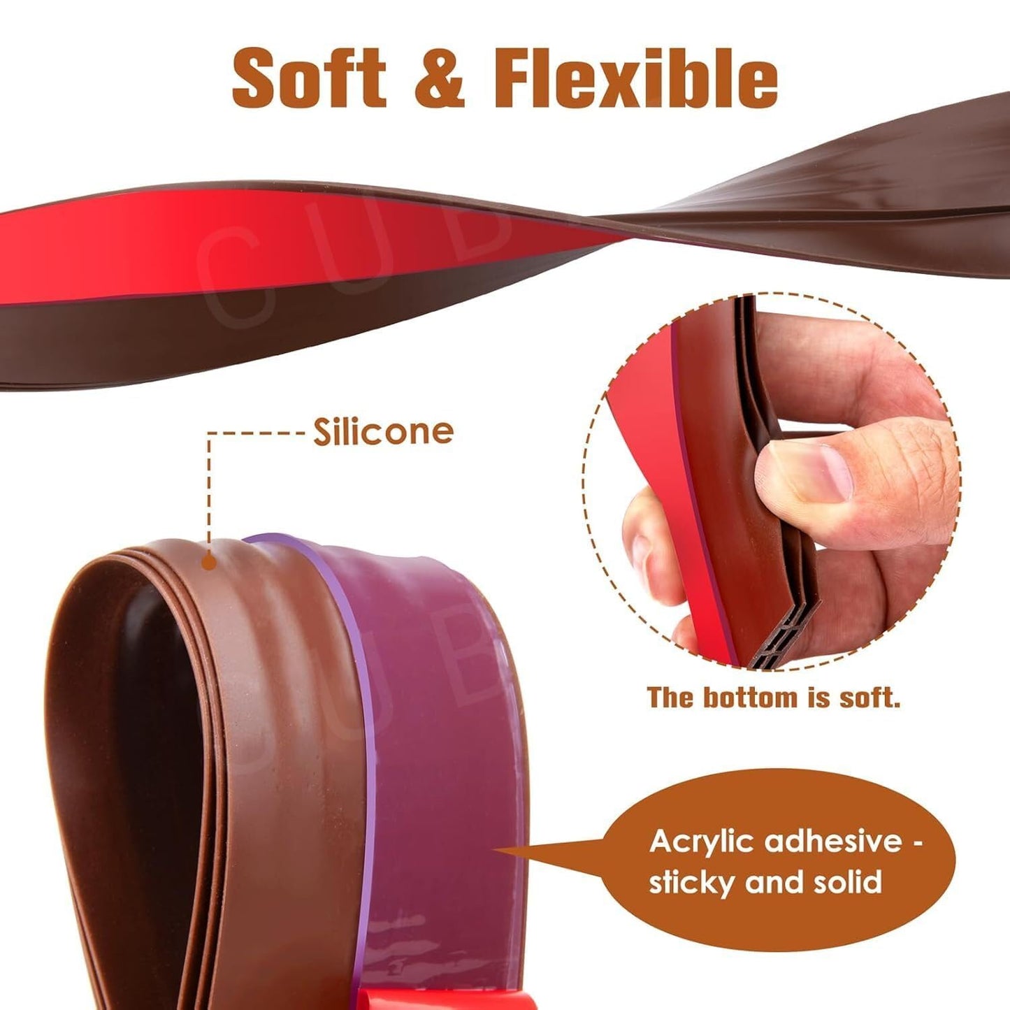 Self-Adhesive Door Bottom Tape (1 meter)