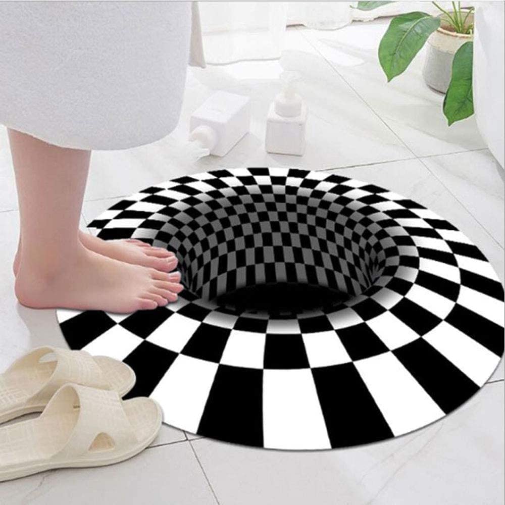 Optical Illusion Waterproof Mat