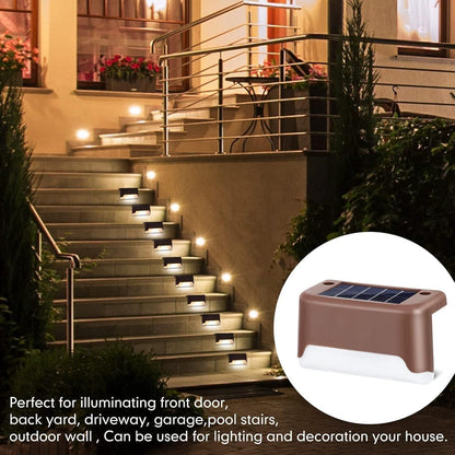 Wireless Solar Deck Lights Outdoor