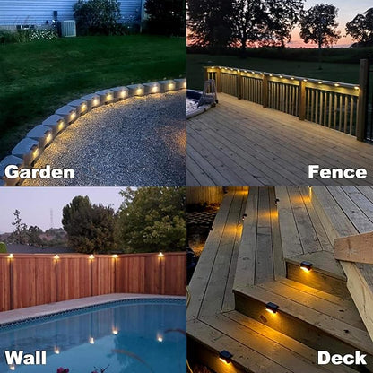Wireless Solar Deck Lights Outdoor