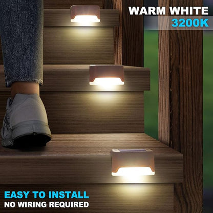 Wireless Solar Deck Lights Outdoor