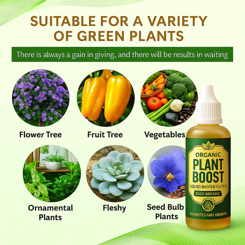 Organic Plant Boost - Faster Growth & Stronger Roots (BUY 1 GET 3 FREE)
