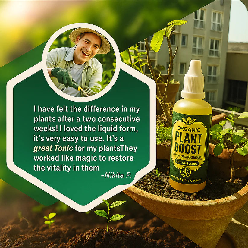 Organic Plant Boost - Faster Growth & Stronger Roots (BUY 1 GET 3 FREE)