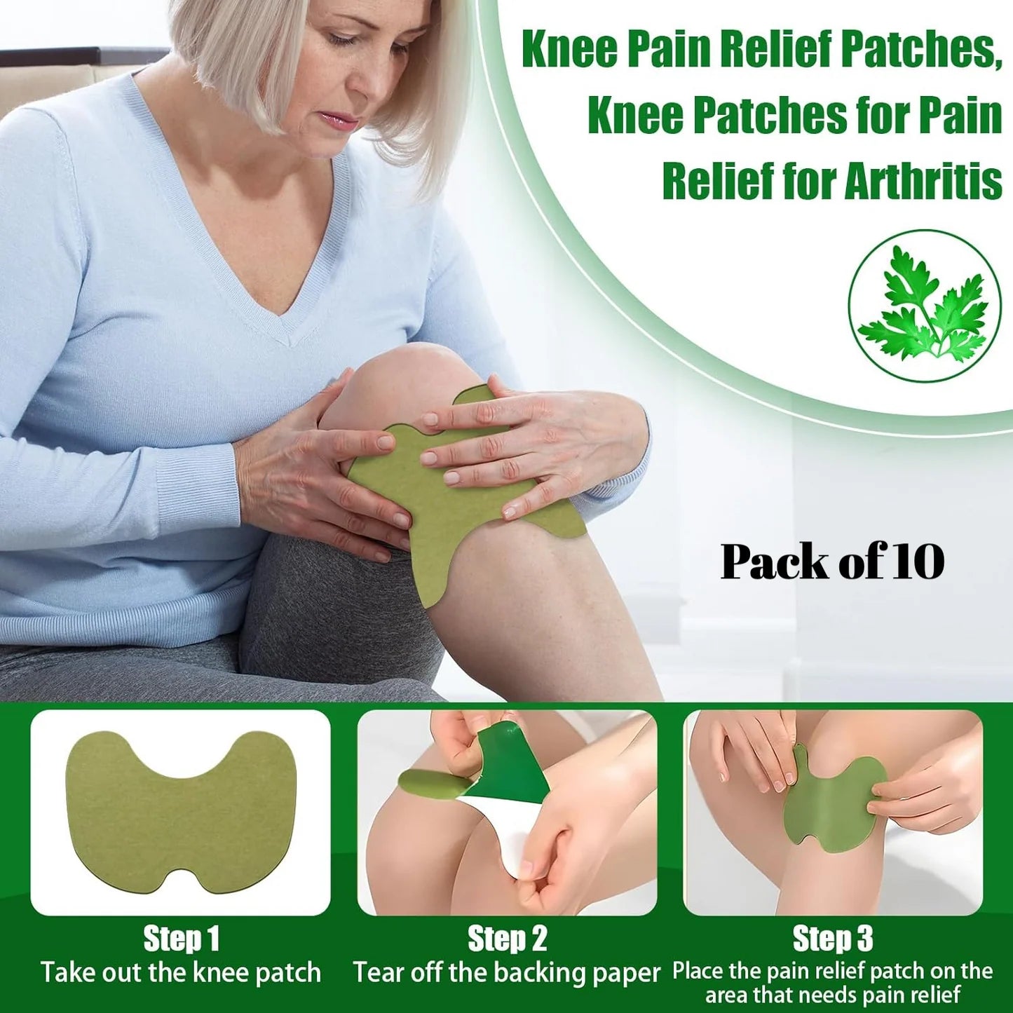 Herbal Knee Pain Relief Patches