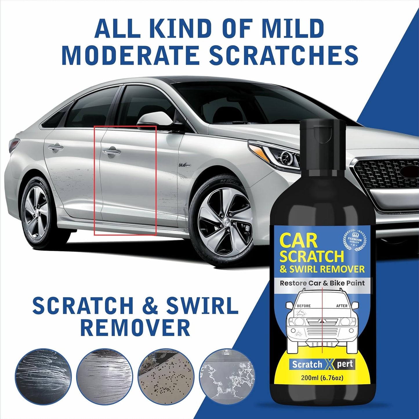 Car Scratch Removal Cream (Buy 1 Get 1 Free)