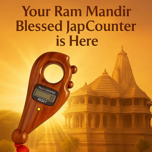 Manual Finger Rotating Digital Mala Jaap Counter
