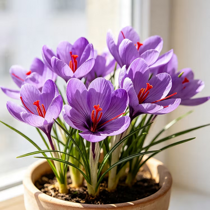 🌹SAFFRON BULBS—GOLD IN THE FLOWER 🔥 Buy 6 Get 6 Free Bulbs 🔥