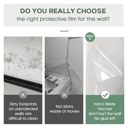 Transparent Electrostatic Wall Protection Film (Buy 1 Get 1 Free)