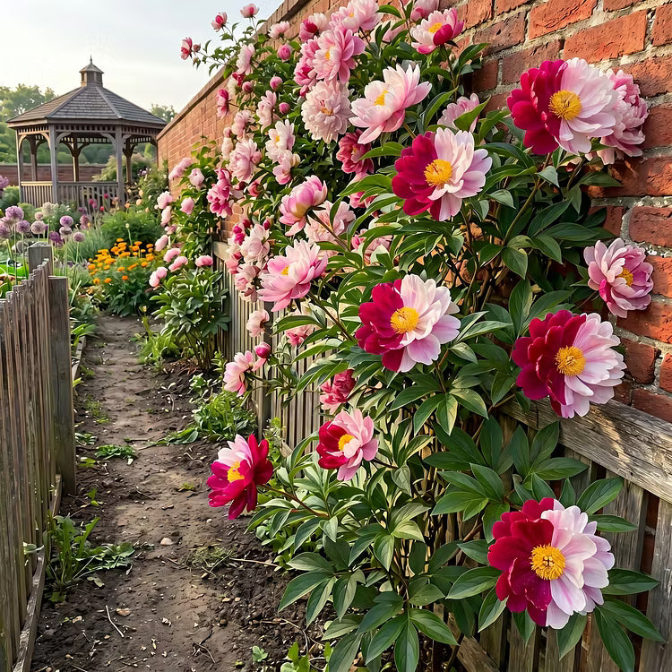 🌸 Rare Climbing Peony Bulbs 🪴 Big Full Blooms, Cold Hardy Perennial, Easy to Grow Garden Favorite 🔥 Buy 6 Get 6 Free Bulbs 🔥
