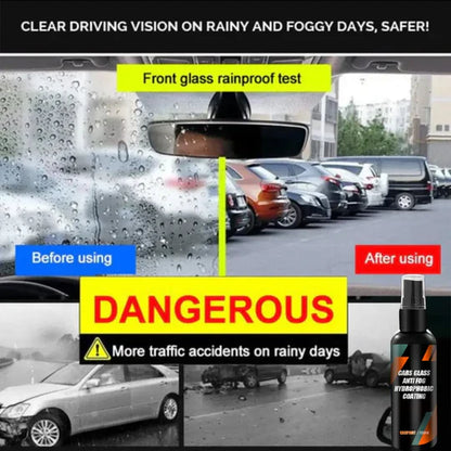 Car Glass Anti- Fog Hydrophobic Coating (Buy 1 Get 1 Free)