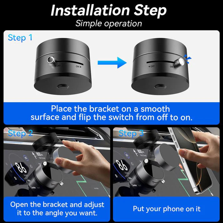 Rotatable Magnetic Phone Holder