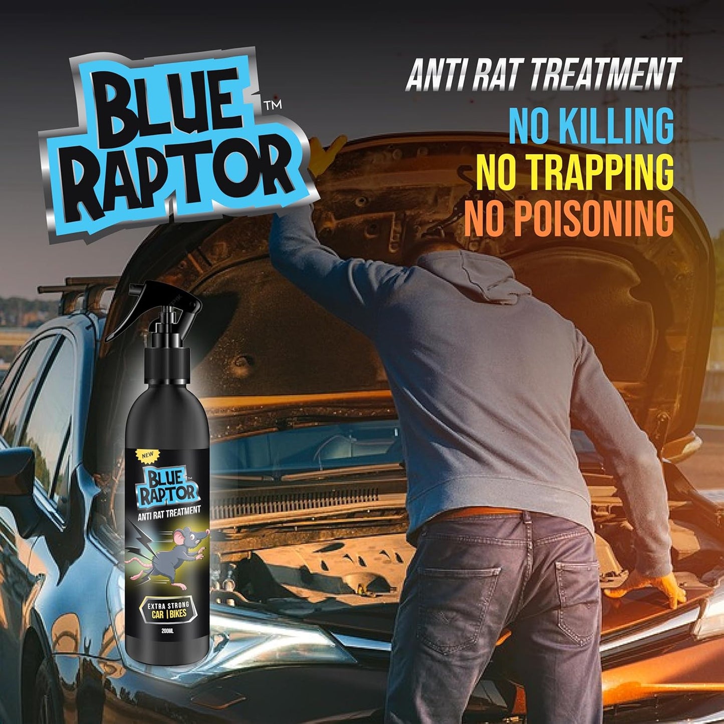 Rat Repellent Spray for Car & Home