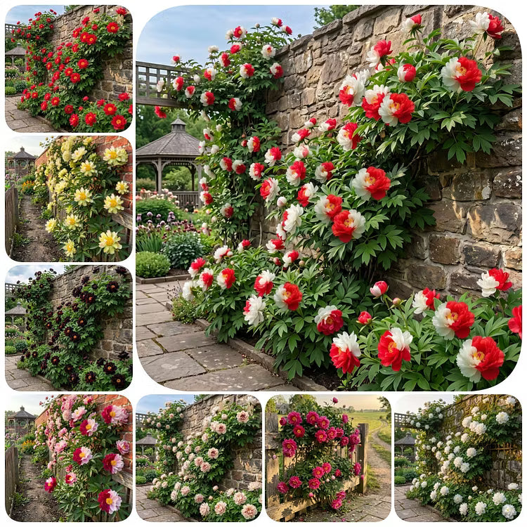 🌸 Rare Climbing Peony Bulbs 🪴 Big Full Blooms, Cold Hardy Perennial, Easy to Grow Garden Favorite 🔥 Buy 6 Get 6 Free Bulbs 🔥
