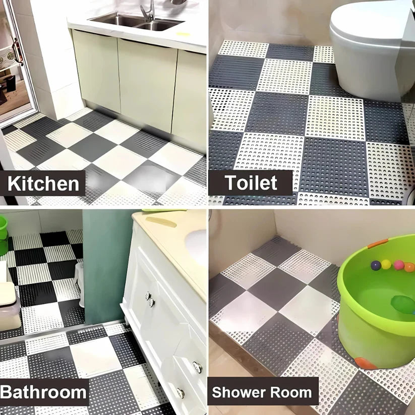 Bathroom Anti Slip Tile Mat (Buy 1 Get 3 Free)