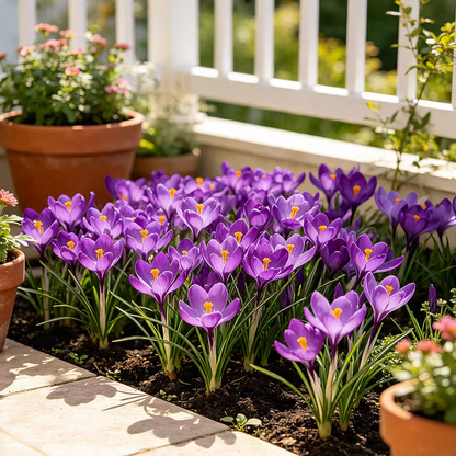 🌹SAFFRON BULBS—GOLD IN THE FLOWER 🔥 Buy 6 Get 6 Free Bulbs 🔥