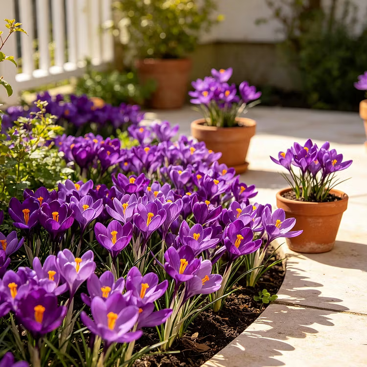 🌹SAFFRON BULBS—GOLD IN THE FLOWER 🔥 Buy 6 Get 6 Free Bulbs 🔥