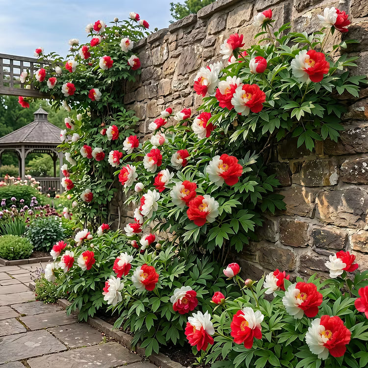 🌸 Rare Climbing Peony Bulbs 🪴 Big Full Blooms, Cold Hardy Perennial, Easy to Grow Garden Favorite 🔥 Buy 6 Get 6 Free Bulbs 🔥