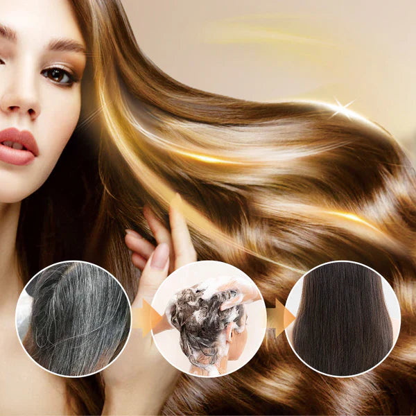 Long Lasting Natural Hair Dye Shampoo (Buy 1 Get 1 Free)