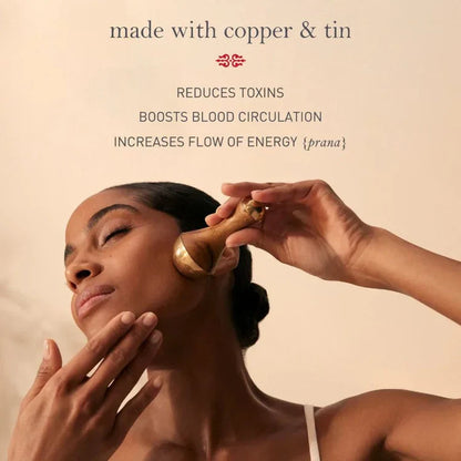 Kansa Wand 2-in-1 (Face & Foot Detox Massager)